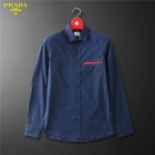 Design Brand P Mens High Quality Long Sleeves Shirts 2023FW D1008