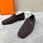 Design Brand H Mens Leather Loafers Original Quality Shoes 2023FW TXB09