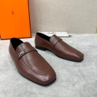 Design Brand H Mens Leather Loafers Original Quality Shoes 2023FW TXB09