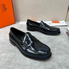 Design Brand H Mens Leather Loafers Original Quality Shoes 2023FW TXB09