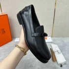 Design Brand H Mens Leather Loafers Original Quality Shoes 2023FW TXB09