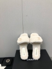 Design Brand F Women Fur Slippers Original Quality Shoes 2023FW G109