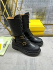 Design Brand F Women Leather Boots Original Quality Shoes 2023FW G109