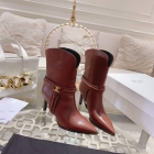 Design Brand CE Women Leather Boots Original Quality Shoes 2023FW G109