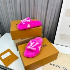 Design Brand LV Women Wool Fur Slippers Original Quality Shoes 2023FW G109