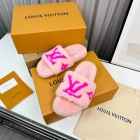 Design Brand LV Women Wool Fur Slippers Original Quality Shoes 2023FW G109