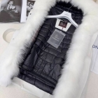 Design Brand Mon Women Winter Goose Down Coats Fox Fur Original Quality 2023FW Q209 