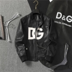 Design Brand DG Men PU Leather Jackets High Quality 2023FW D312