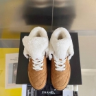 Design Brand C Women Wool Fur Sheepskin Sneakers DXS12 2023FW