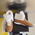 Design Brand C Women Wool Fur Sheepskin Sneakers DXS12 2023FW