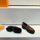 Design Brand L Women Leather Loafers Original Quality Shoes DXS01 2024SS