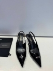 Design Brand YSL Women Leather High Heels 6.5cm Original Quality Shoes DXS01 2024SS