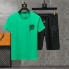 Design Brand DG Men Track Suits of Short Sleeves T-Shirts and Shorts E803 2024ss