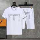 Design Brand BAL Men Track Suits of Short Sleeves T-Shirts and Shorts E803 2024ss