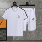 Design Brand D Men Track Suits of Short Sleeves T-Shirts and Shorts E803 2024ss