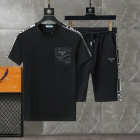 Design Brand P Men Track Suits of Short Sleeves T-Shirts and Shorts E803 2024ss