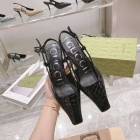 Design Brand G Womens Original Quality Genuine Leather 4.5cm, 7.5cm Heeled Sandals 2024SS G103