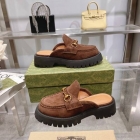 Design Brand L Womens Original Quality Genuine Leather Slippers 2024SS G103