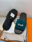 Design Brand H Mens Original Quality Genuine Leather Slippers 2024SS TXBM03