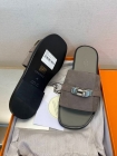 Design Brand H Mens Original Quality Genuine Leather Slippers 2024SS TXBM03