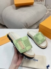 Design Brand L Womens Original Quality Slippers Sheep Skin inside 2024SS G104