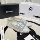 Design Brand C Womens Original Quality Espadrilles Sheep Skin inside 2024SS G104