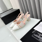 Design Brand C Womens Original Quality Sandals Sheep Skin inside 2024SS G104