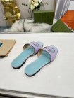 Design Brand G Womens Original Quality Genuine Leather Slippers 2024SS G104