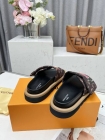 Design Brand L Womens Original Quality Slippers Sheep Skin inside 2024SS G105 