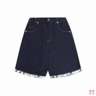 Design Brand B High Quality Men and Women Denim Short Jeans Euro Size XS-XL 2024 New D1907