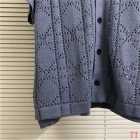 Design Brand D High Quality Men Loose Fit Knitted Short Sleeves Shirts Size M-XXL 2024 New D1907