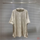 Design Brand D High Quality Men Loose Fit Knitted Short Sleeves Shirts Size M-XXL 2024 New D1907