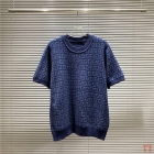 Design Brand F High Quality Men and Women Short Sleeves Sweaters Size M-XXL 2024 New D1907