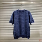 Design Brand F High Quality Men and Women Short Sleeves Sweaters Size M-XXL 2024 New D1907