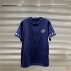 Design Brand L High Quality Men Short Sleeves T-shirts Size M-XXL 2024 New D1907