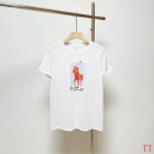 Design Brand RL High Quality Men Short Sleeves Shirts 100 Cotton Size M-XXL 2024 New D1907