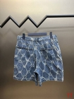 Design Brand L High Quality Men and Women Denim Shorts Euro Size XS-L D1907