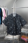 Design Brand L High Quality Men Denim Short Sleeves Shirts Jacket Euro Size S-XL D1907