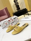 Design Brand D High Quality Women Genunie Leather Soles Slippers Sandals H307