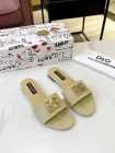 Design Brand D High Quality Women Genunie Leather Soles Slippers Sandals H307