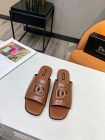 Design Brand D High Quality Women Genunie Leather Soles Slippers Sandals H307