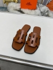 Design Brand H High Quality Women Genunie Leather Soles Slippers Sandals H307