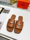 Design Brand H High Quality Women Genunie Leather Soles Slippers Sandals H307