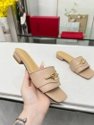 Design Brand Val High Quality Women Genunie Leather Soles Slippers Sandals H307