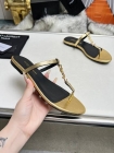 Design Brand YSL High Quality Women Genunie Leather Soles Slippers Sandals H307