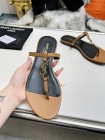 Design Brand YSL High Quality Women Genunie Leather Soles Slippers Sandals H307