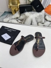 Design Brand YSL High Quality Women Genunie Leather Soles Slippers Sandals H307