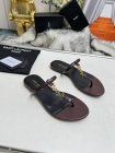 Design Brand YSL High Quality Women Genunie Leather Soles Slippers Sandals H307