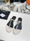 Design Brand YSL High Quality Women Genunie Leather Soles Slippers Sandals H307