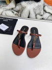 Design Brand YSL High Quality Women Genunie Leather Soles Slippers Sandals H307